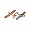 Stages For All Ages Super Hero Glider Plane Natural Balsa Wood, 12PK ST148045